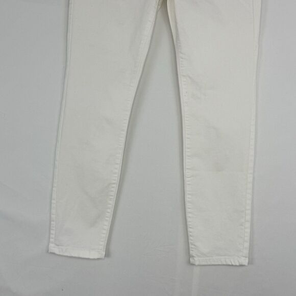 Buffalo David Bitton Jeans Womens 6/28 White Mid-Rise Stretch Soft Ankle Grazer - Picture 6 of 16
